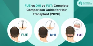 FUE vs DHI vs FUT Complete Comparison Guide for Hair Transplant