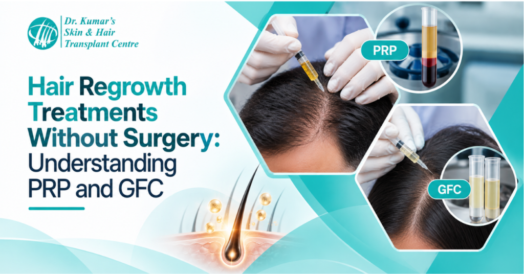 Hair Regrowth Treatments Without Surgery Understanding PRP and GFC